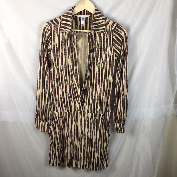 Diane Von Furstenberg Silk Sheena Dress Size 2 - Picture 7 of 8